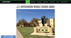 Desktop Screenshot of hutchband.com